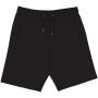 Ecologische herenshort French Terry  washed black 4XL