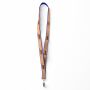 Zeefdruk lanyard van kurk en polyester Zeefdruk lanyard van kurk en polyester