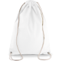 Katoenen rugzak met koordjes White One Size