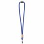 Polyester koord-keycord met bamboe plaatje