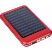 Aluminium solar power bank Tycho black