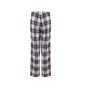 WOMEN'S TARTAN LOUNGE TROUSERS, WHITE/PINK CHECK, XS, SKINNIFIT WOMEN