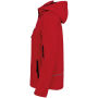 Gewatteerde softshell damesparka met capuchon Red XS