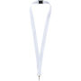 Lago lanyard met veiligheidssluiting - Wit