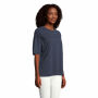 BOXY WOMEN - BOXY OVERSIZE T-SHIRT DAMES - L - Franse Marine
