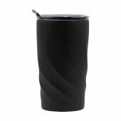 BrandCharger reisbeker Vortex Calix Ceramica | 400 ml - zwart