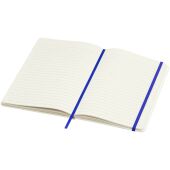 Bass A5 gerecycled notitieboek met gelinieerde pagina's - Koningsblauw