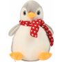 Pinguin met rits Grey / White One Size