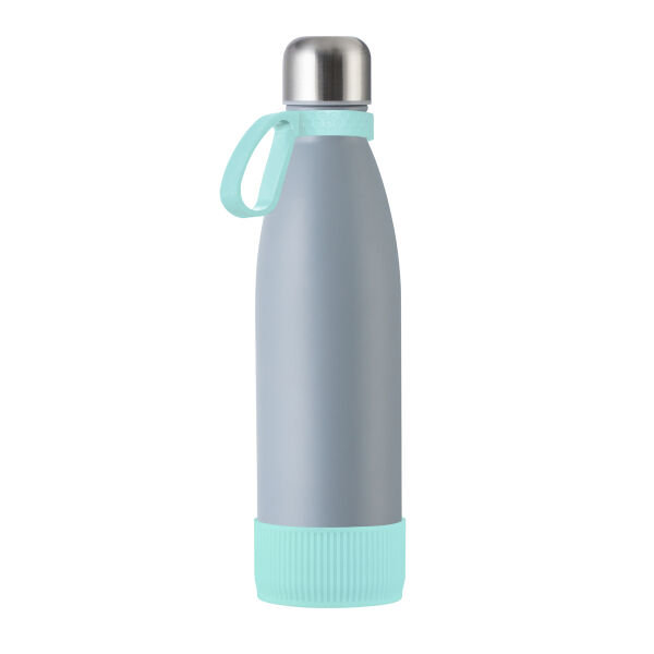 Fles RETUMBLER-myTOULON - lichtblauw, grijs Fles RETUMBLER-myTOULON - lichtblauw, grijs