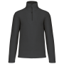 Enzo - Fleece met ritskraag Dark Grey 4XL