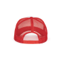 Trucker - Pet 5 panelen White / Red One Size