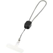 Arich RCS gerecyclede polsband met ingebouwde 20 W Type-C-oplaadkabel - Zwart