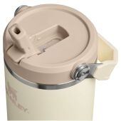Stanley IceFlow™ 2.0 890 ml geïsoleerde roestvrijstalen beker met uitklapbaar rietje - Crème