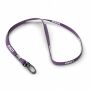 Polyester tubulaire keycord met metalen klem