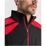 Terrano Mikrofleecejacke, unisex - blei/schwarz - M