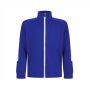 KID'S KNITTED TRACKSUIT TOP, ROYAL/WHITE, 13/14, FINDEN HALES