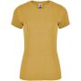 Fox damesshirt met korte mouwen - Heather Mustard - 2XL