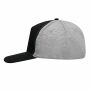 5-panel baseballcap UP TO DATE grijs, zwart
