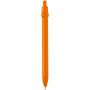 Fidget balpen van gerecycled plastic (zwarte inkt) - Oranje