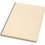 Liliana A5 sugarcane and RPET soft cover notebook - Heather green