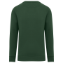 Ecologische uniseks sweater met ronde hals Forest Green XXS