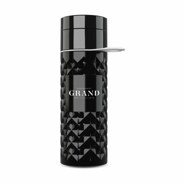 Join The Pipe Nairobi Ring Bottle Black 500 ml Flasche - schwarz/weiß Join The Pipe Nairobi Ring Bottle Black 500 ml Flasche - schwarz/weiß