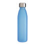 Fles RETUMBLER-myTOULON GLASS - zilver, cyaan