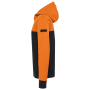 3-laags unisex softshelljas Black / Orange XS