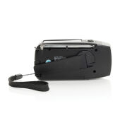 RescueWave noodradio van RCS gerecycled plastic, zwart