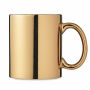 HOLLY - Keramische mok metallic 300 ml - Goud