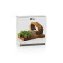 AdHoc RoccaVerde hakmes met snijplank, bruin