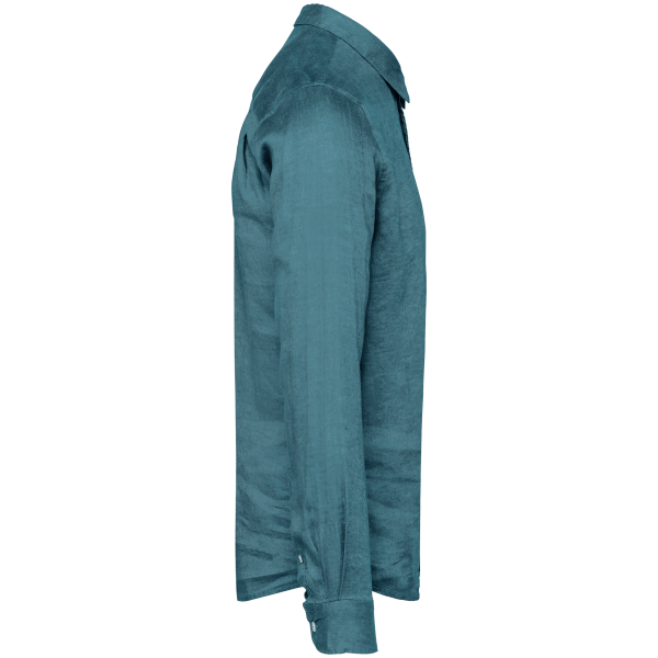 Chemise en lin homme Adriatic Blue XS Chemise en lin homme Adriatic Blue XS