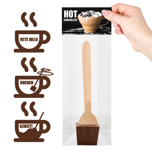 Chocolademelk spoon Chocolademelk spoon