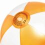Opblaasbare PVC strandbal  ATLANTIC SHINY oranje, wit