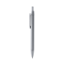 BOMOK soft touch balpen van gerecycled aluminium - zilver
