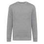 IQONIQ Etosha lichtgewicht gerecycled katoen sweater, light heather anthracite (XXXL)