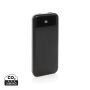 Turbopack RCS rplastic powerbank 10.000 ingebouwde kabels, zwart