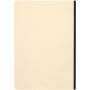 Liliana A5 sugarcane and RPET soft cover notebook - Solid black