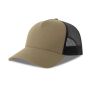 RAPPER COTTON-S, KHAKI/BLACK, One size, ATLANTIS HEADWEAR