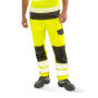 Recycled Stretch Safety Trouser - Fluo Orange - S