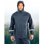 Prism Pu Waterproof Jacket - Black - XS