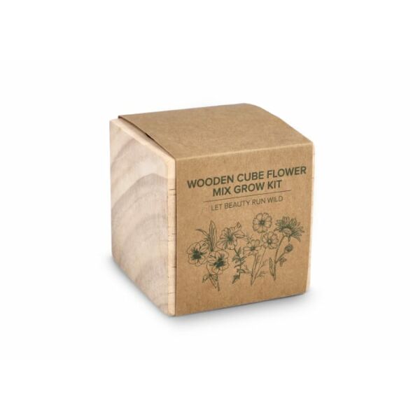 FSC Houten Plantenbak Set - Bloemenmix FSC Houten Plantenbak Set - Bloemenmix