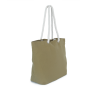 Totebag in marinestijl Washed Lichen Green One Size