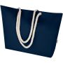 Florida 270 g/m² GRS gerecyclede strandtas 18L - Marineblauw Florida 270 g/m² GRS gerecyclede strandtas 18L - Marineblauw