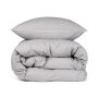 VINGA Marston OCS biologisch katoenen beddengoedset, 4 stuks, grijs