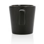 Keramische moderne koffiemok 300 ml, zwart, zwart