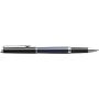 Waterman Hemisphere rollerbalpen met kleurblokken en palladium afwerking (zwarte inkt) - Blauw/Zwart