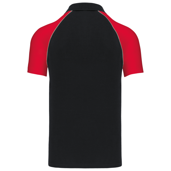 Polo baseball Black / Red L Polo baseball Black / Red L