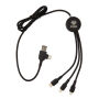 Light up logo 6-in-1 kabel, zwart