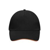 black/orange